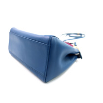 Fendi Peekaboo Pelle Blu e Fucsia