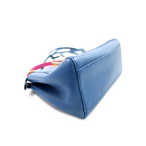 Fendi Peekaboo Pelle Blu e Fucsia