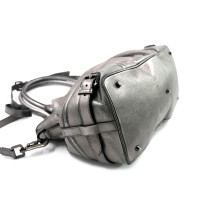Burberry Tracolla Pelle Argento Metallic