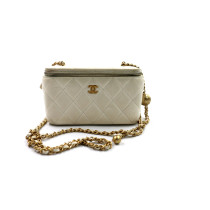 Chanel Vanity Case Pelle Bianca