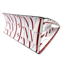 Valentino Shopping Pelle Bianca e Rossa