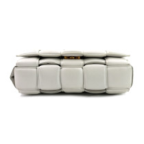 Bottega Veneta Cassette Chain Pelle Panna