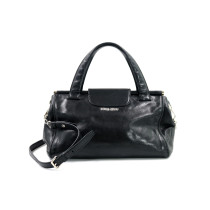 Miu Miu Shopping Pelle Nera