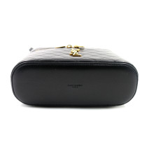 Saint Laurent Gaby Vanity Groß Schwarzes Leder