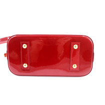 Louis Vuitton Alma BB Rayures Vernis Red Purple