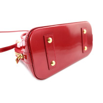 Louis Vuitton Alma BB Rayures Vernis Red Purple