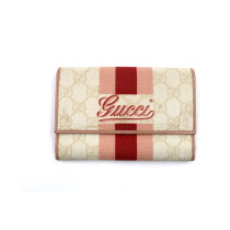 Gucci Portafoglio Bi-Fold Tela Bianca