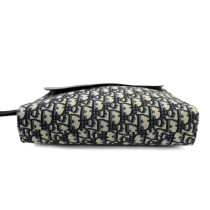 Dior Pochette Saddle A5 Pelle e Tela Oblique