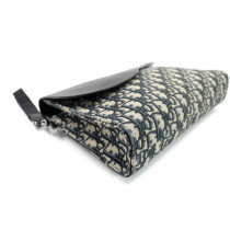 Dior Pochette Saddle A5 Pelle e Tela Oblique