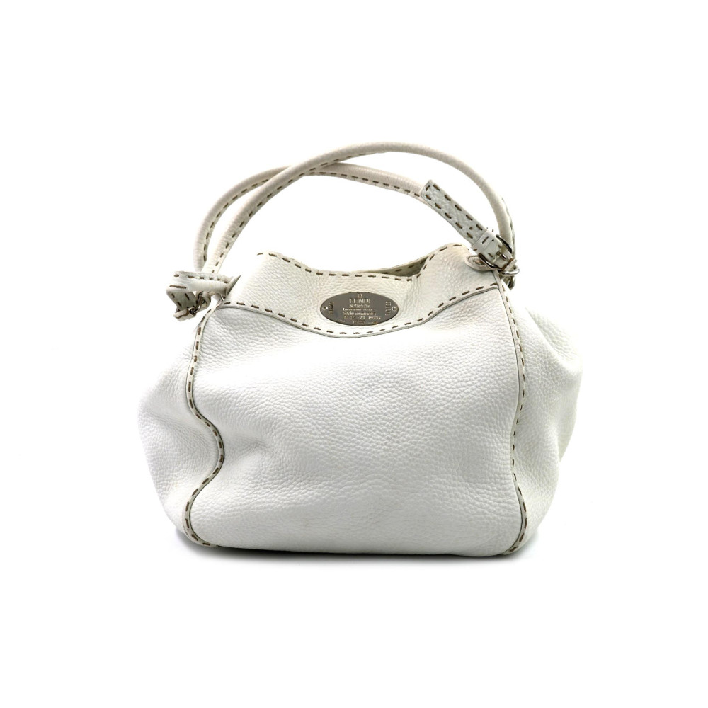 Fendi Selleria Pelle Bianca