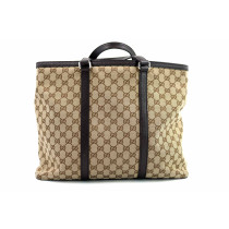 Gucci Shopping Tote GG Beige