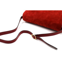 Gucci Tracolla Pelle Scamosciata Rossa