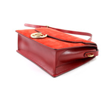 Gucci Tracolla Pelle Scamosciata Rossa