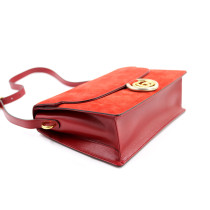 Gucci Tracolla Pelle Scamosciata Rossa