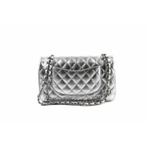 Chanel Classica 25 Pelle Argento