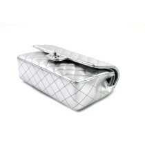 Chanel Classica 25 Pelle Argento