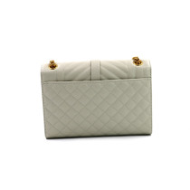 Saint Laurent Envelope Medium in Pelle bianco avorio