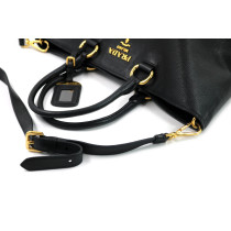 Prada Shopping Tote Pelle Nera