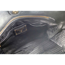 Prada Shopping Tote Pelle Nera