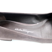 Ferragamo Ballerine Camoscio Marrone