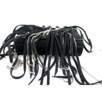 Saint Laurent Kate Pelle Scamosciata Nera