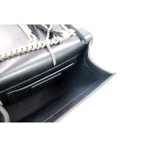 Saint Laurent Kate Pelle Scamosciata Nera