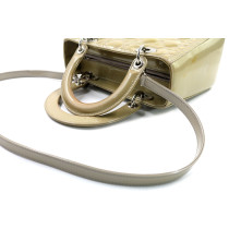 Dior Lady Dior Media Pelle Beige