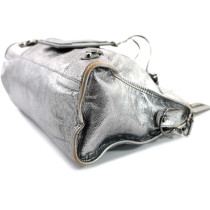 Balenciaga City Cuir Argent