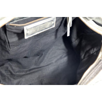 Balenciaga City Cuir Argent