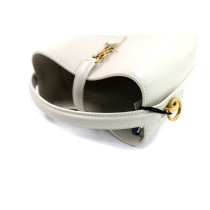 Saint Laurent Le 37 Kreideweißes Leder