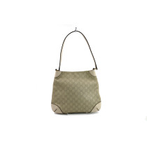 Gucci Bree Hobo Pelle Beige