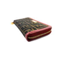 Fendi Portafoglio Zucca Marrone