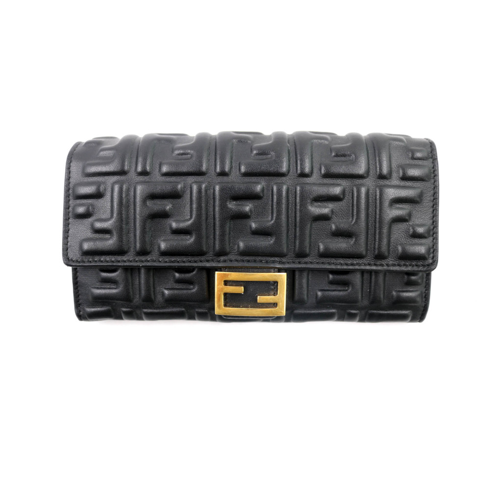 Fendi Portafoglio Pelle Nera