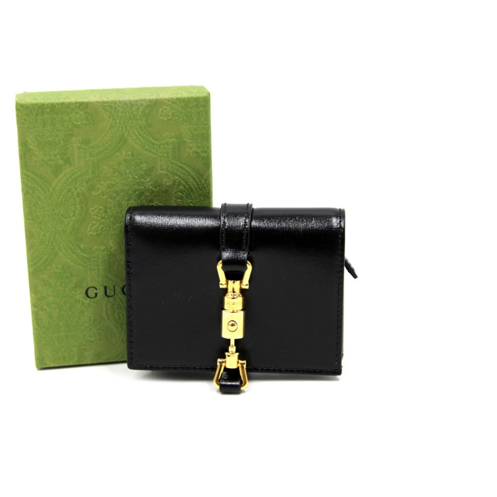 Gucci Portafoglio Jackie Pelle Nera