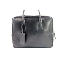 Prada Briefcase Pelle Saffiano Nero