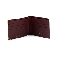 Cartier Portafoglio Pelle Bordeaux