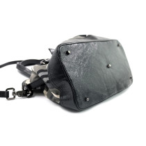 Burberry Tote Lowry Check Grigio