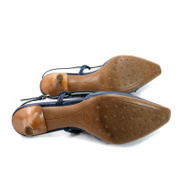 Tod's Sling Back Pelle Blu
