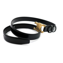 Celine Cintura Triomphe 85 Pelle Nera