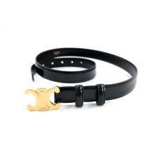 Celine Cintura Triomphe 85 Pelle Nera