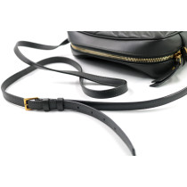 Saint Laurent Camera Bag Pelle Grigia