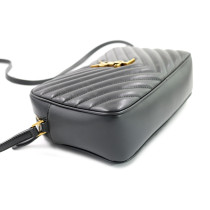 Saint Laurent Camera Bag Pelle Grigia