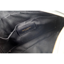 Saint Laurent Camera Bag Pelle Grigia