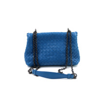 Bottega Veneta Tracolla Pelle Blu