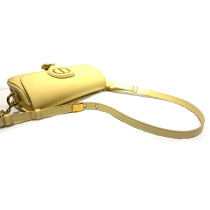 Dior Bobby Pelle Giallo Crema