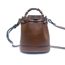 Gucci Secchiello Pelle Marrone