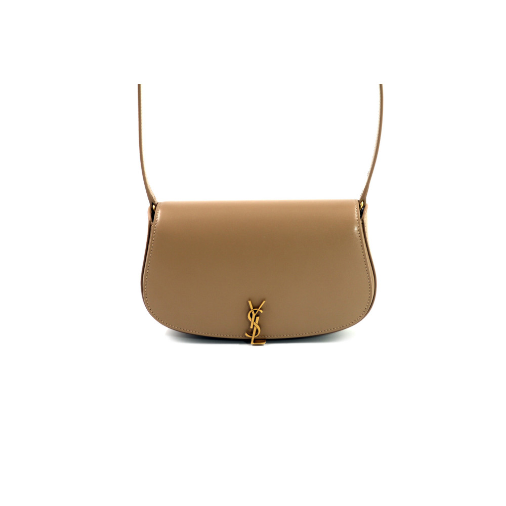 Saint Laurent Voltaire Mini Pelle Beige