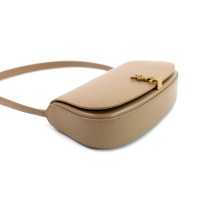 Saint Laurent Voltaire Mini Pelle Beige