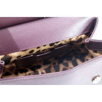 Dolce & Gabbana Sicily Small Pelle Prugna