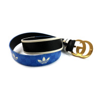 Gucci per Adidas Cintura Marmont Pelle Azzurra